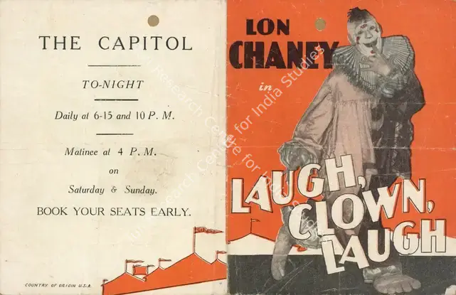Thalberg, Irving (Producer), Laugh, Clown, Laugh, 1928 | Handbill | CinemaEducation | 00894245