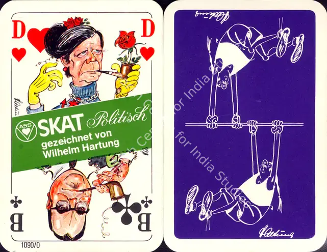 Hartung, Wilhelm (Artist). SKAT Politisch. 1976 | Playing Cards | PopCulture | 00092686