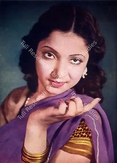 Unknown (Artist), Mumtaz Shanti | Oleograph, June 1942, Filmindia, June 1942 | CinemaEducation | 00858377