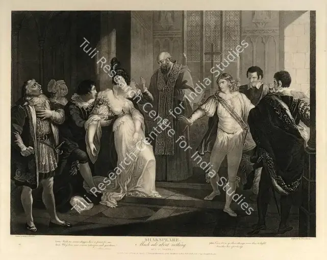 Hamilton, After William (Artist). Much Ado About Nothing -  Act IV, Scene I. 1790 | Aquatint | PopCulture | 00092189
