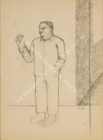 Patwardhan, Sudhir (Artist). Untitled. Pencil on paper, 1978 | Drawing | FineArts | 00547114