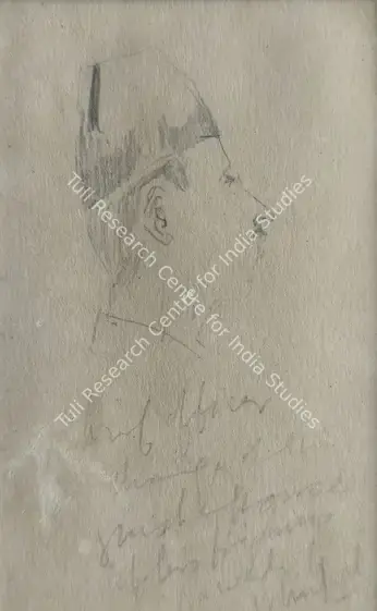 Unknown (Artist). Untitled (Portrait). Portrait in pencil, circa 1940 | Drawing | EconomicsArt | 00872331