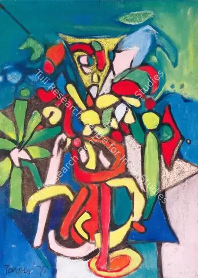 Parvez, Ahmed (Artist). Untitled. Acrylic on canvas, 1978 | Painting | FineArts | 00756588