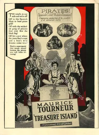 Tourneur, Maurice (Producer), Treasure Island, 1920 | Film Brochure | CinemaEducation | 00892128