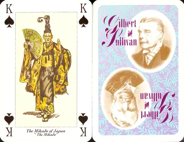 Jack, Don (Artist). Gilbert and Sullivan. 1994 | Playing Cards | PopCulture | 00092674