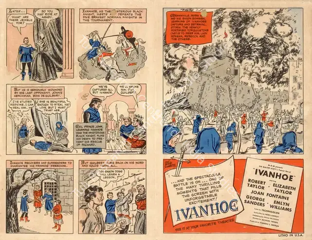 Thorpe, Richard (Director), Ivanhoe, 1952 | Handbill | CinemaEducation | 00893912