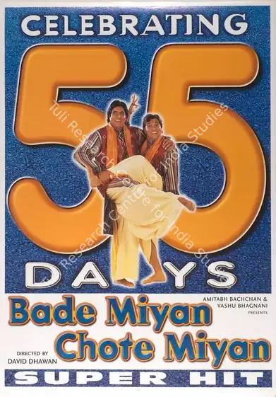 Bhagnani, Vashu (Producer), Bade Miyan Chote Miyan, 1998 | Full Sheet Poster | CinemaEducation | 00768415