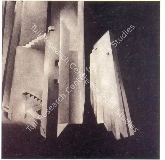 Chhabda, Bal (Artist). South Indian Landscape. Acrylic on canvas, 1974 | Painting  | 00878534
