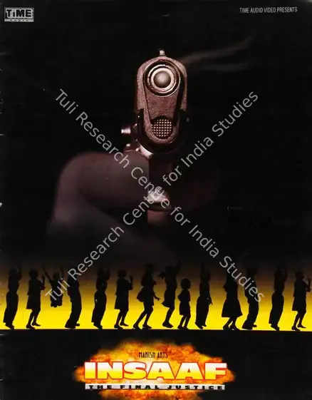 Nirula, Jimmy (Producer), Insaaf, 1997 | Song-Synopsis Booklet | CinemaEducation | 00864859