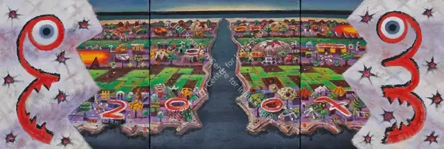 Basu, Jyothi (Artist). Contagious. Oil on canvas, 2007 | Painting | FineArts | 00330841