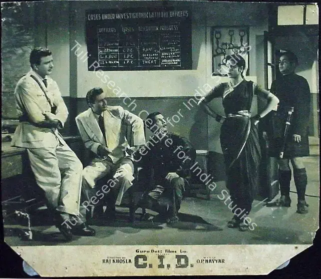 Murthy, V.K. (Cinematographer), C I D, 1956 | Lobby Card | CinemaEducation | 00810389