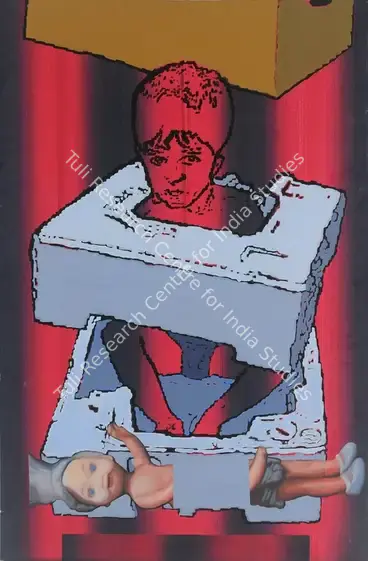Sonpimpare, Sanjeev (Artist). Trade Mark (Child Play). Acrylic on canvas, 2005 | Painting | FineArts | 00647184