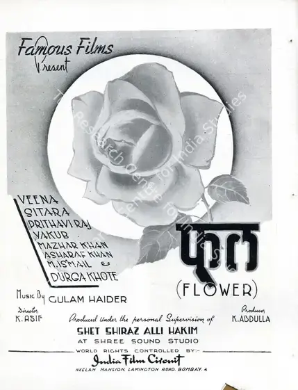 Abdulla, K. (Producer), Phool, 1945 | Advertisement, Filmindia, May 1944 | CinemaEducation | 00858694