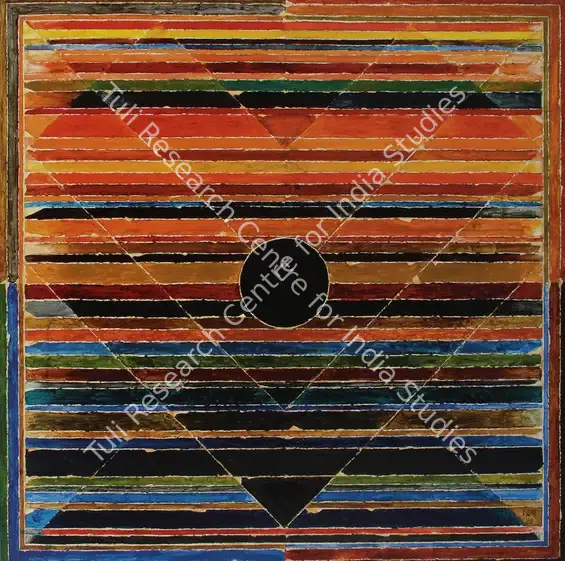Raza, S.H. (Artist). Bhoomi. Acrylic on canvas, 1990 | Painting  | 00881438