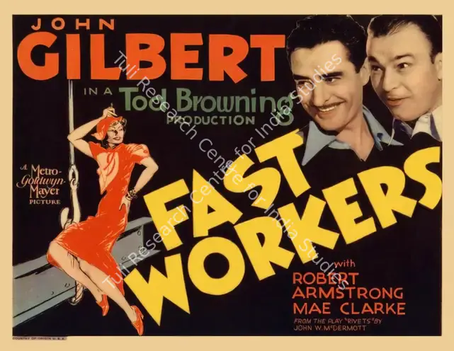 Browning, Tod (Producer), Fast Workers, 1933 | Lobby Card | CinemaEducation | 00795109