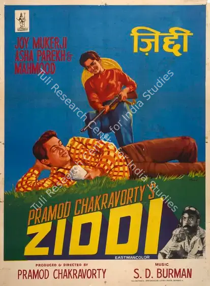 Chakravorty, Pramod (Producer), Ziddi, 1964 | Full Sheet Poster | CinemaEducation | 00766096
