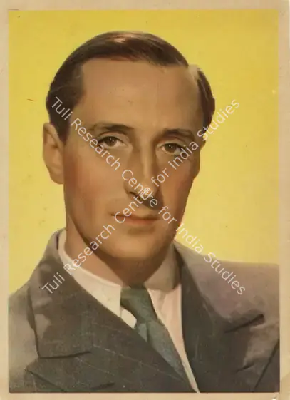 Nestle (Sponsor), Stars of the Silver Screen: Basil Rathbone | Trading Card, 1930s | CinemaEducation | 00800390