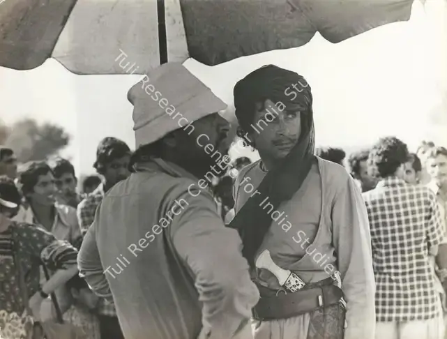 Govind (Cinematographer), Junoon, 1979. Shashi Kapoor And Shyam Benegal On The Sets | Working Still | CinemaEducation | 00890866