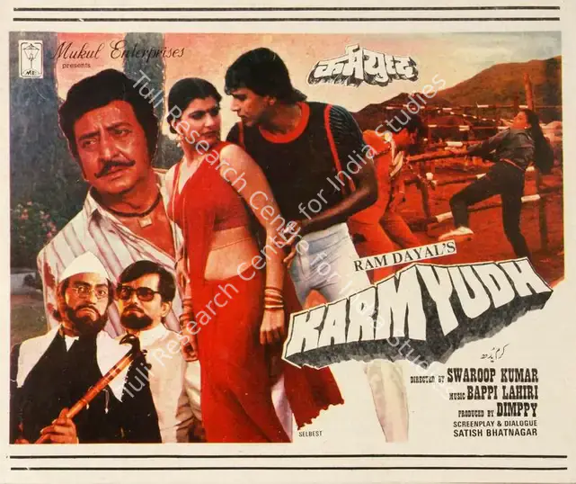 Dimpy (Producer), Karm Yudh, 1985 | Song-Synopsis Booklet | CinemaEducation | 00865358
