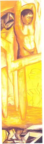 Husain, Owais (Artist). Place is what makes for Locality. Acrylic on canvas, n.d. | Painting  | 00878391