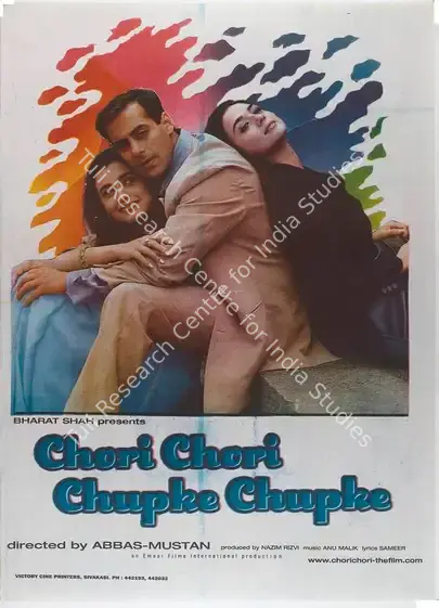 Rizvi, Nazim (Producer), Chori Chori Chupke Chupke, 2001 | Full Sheet Poster | CinemaEducation | 00769031