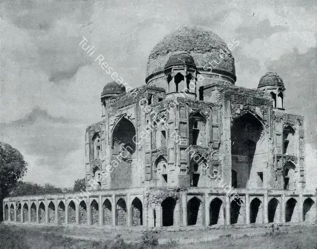 Unknown (Photographer). Tomb of Khan-I-Khanan. Late 16th Century | Contemporary Photograph, Marg, January 1947 | ArcHeritage | 00512915
