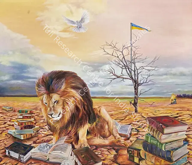Kaleka, Ranbir (Artist). The Lone Erudite. Oil on linen canvas, 2019 | Painting | FineArts | 00419007