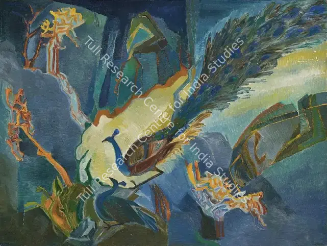 Lall, Harkrishen (Artist). Untitled. Oil on canvas, 1988 | Painting | FineArts | 00416320