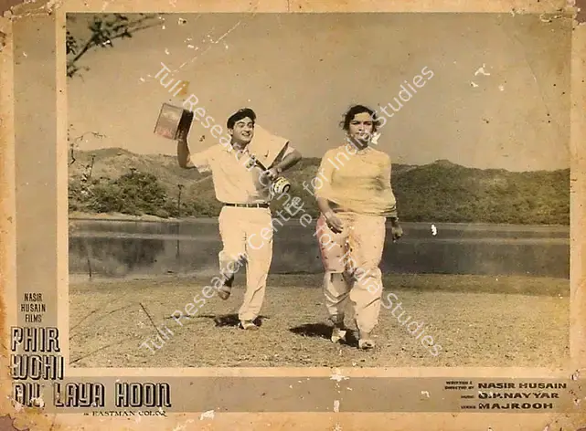 Husain, Nasir (Producer), Phir Wohi Dil Laya Hoon, 1963 | Lobby Card | CinemaEducation | 00825048