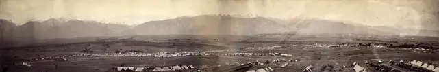 Burke, John (Photographer). Panorama Safed Lang Camp. Albumen print, n.d. | Antiquarian Photograph | Photography | 00115989