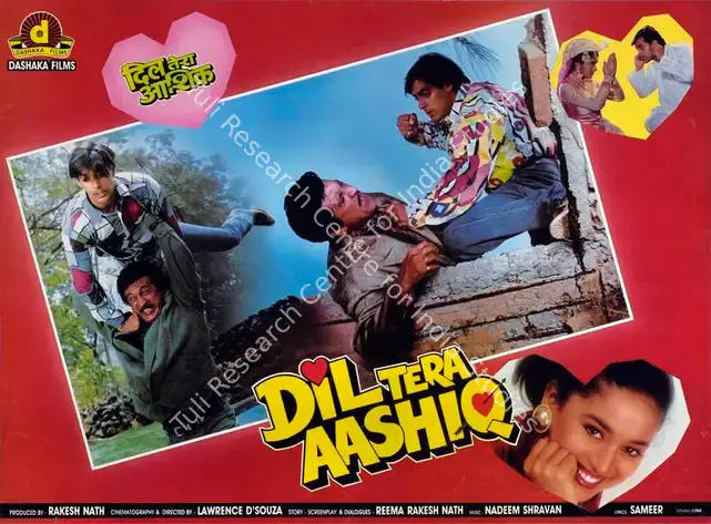 Nath, Rakesh (Producer), Dil Tera Aashiq, 1993 | Lobby Card | CinemaEducation | 00783930