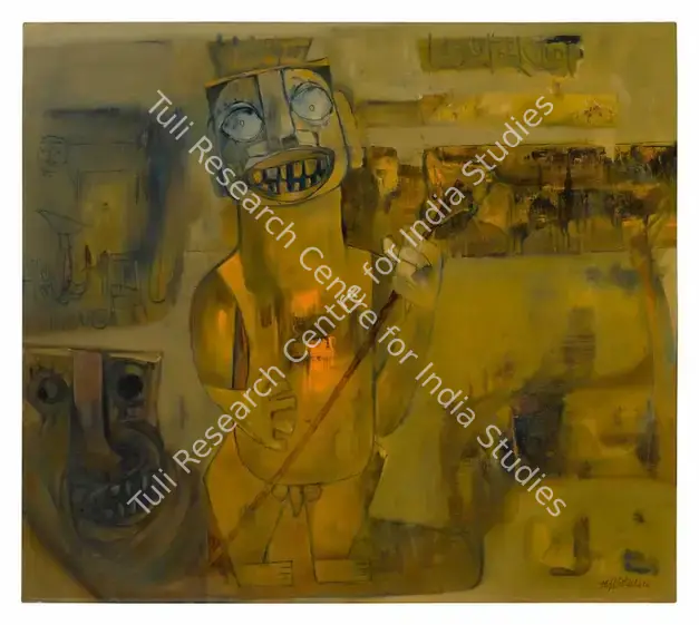 Ali, J. Sultan (Artist). Rahu-Vijaya. Oil on canvas, 1967 | Painting | FineArts | 00341477