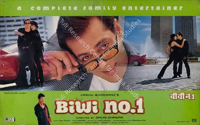 Rao, K. S. Prakash (Cinematographer), Biwi No 1, 1999 | Lobby Card | CinemaEducation | 00783085