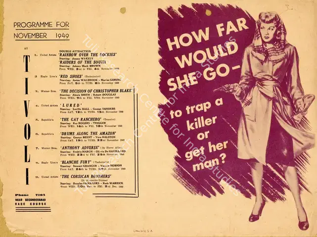 Sirk, Douglas (Director), Lured, 1947 | Handbill | CinemaEducation | 00894092