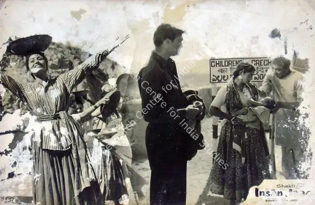 Samanta, Shakti (Producer), Insan Jaag Utha, 1959 | Lobby Card | CinemaEducation | 00817749