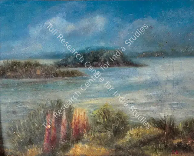 Roy, Jamini (Artist). Landscape. Gouache & pastel on paper, late 1910s | Painting | FineArts | 00599791
