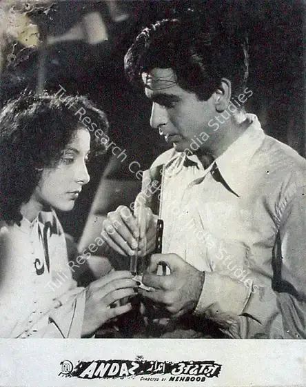 Irani, Faredoon A. (Cinematographer), Andaz, 1949 | Lobby Card | CinemaEducation | 00809196