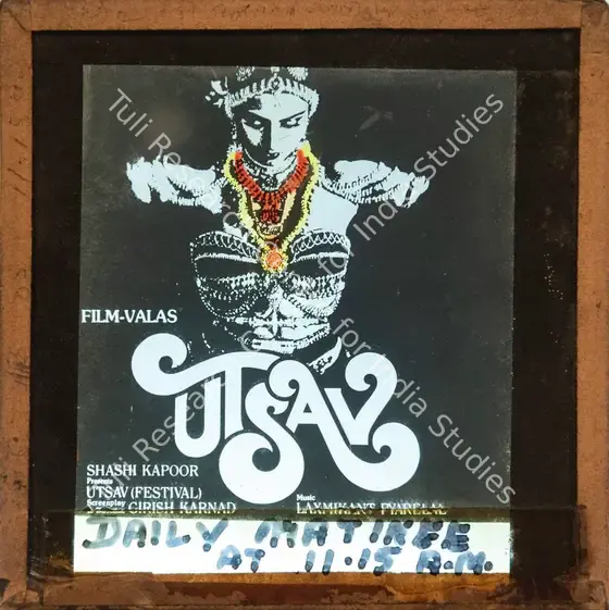 Kapoor, Shashi (Producer), Utsav, 1984 | Glass Slide | CinemaEducation | 00842006