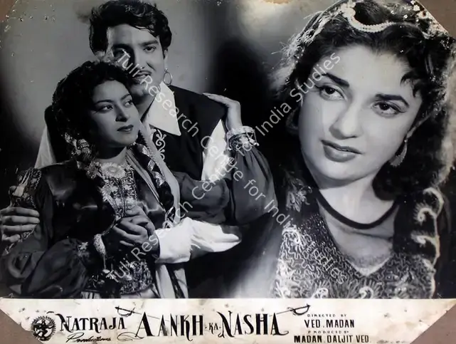 Daljeet (Producer), Aankh Ka Nasha, 1956 | Lobby Card | CinemaEducation | 00828995