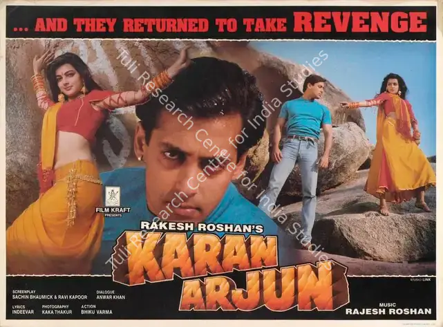 Roshan, Rakesh (Producer), Karan Arjun, 1995 | Lobby Card | CinemaEducation | 00785770