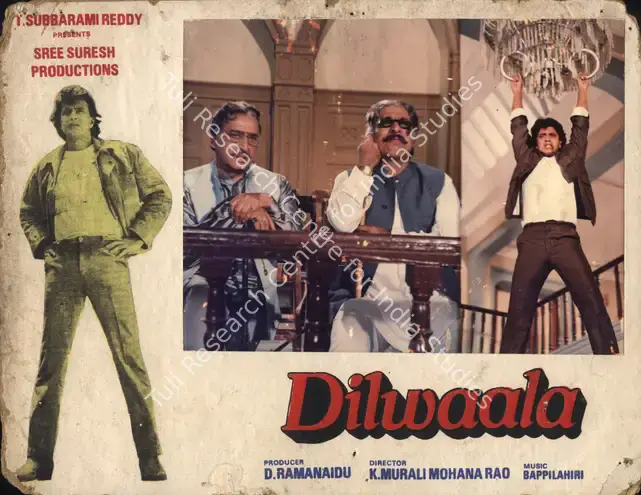 Naidu, D.Rama (Producer), Dilwaala, 1986 | Photographic Still Mounted on Lobby Card | CinemaEducation | 00764878