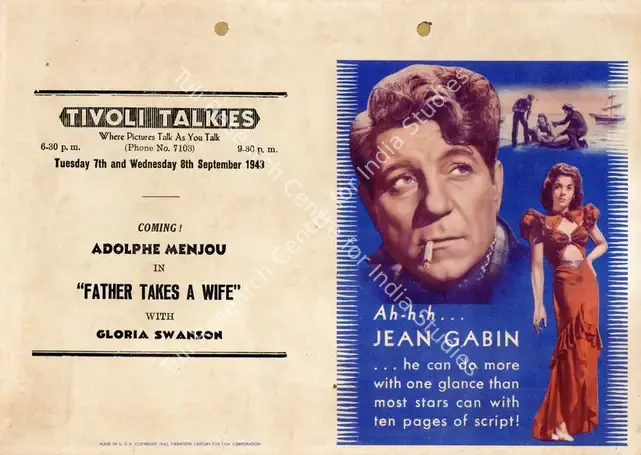 Hellinger, Mark (Producer), Moontide, 1942 | Handbill | CinemaEducation | 00894190