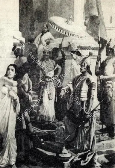 Varma, Raja Ravi (Artist). The Victory of Indrajit. Oil on Canvas, circa 1905 | Journal of Arts & Ideas, June 1989 | Painting | Scholarship | 00676843