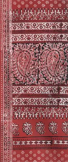 Unknown (Artist). A Multan Sari. Modern Kalamkari, n.d. | Marg, September 1954 | Textile | FineArts | 00674637