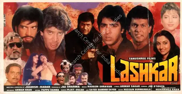 Sharma, Jai (Producer), Lashkar, 1989 | Song-Synopsis Booklet | CinemaEducation | 00778630