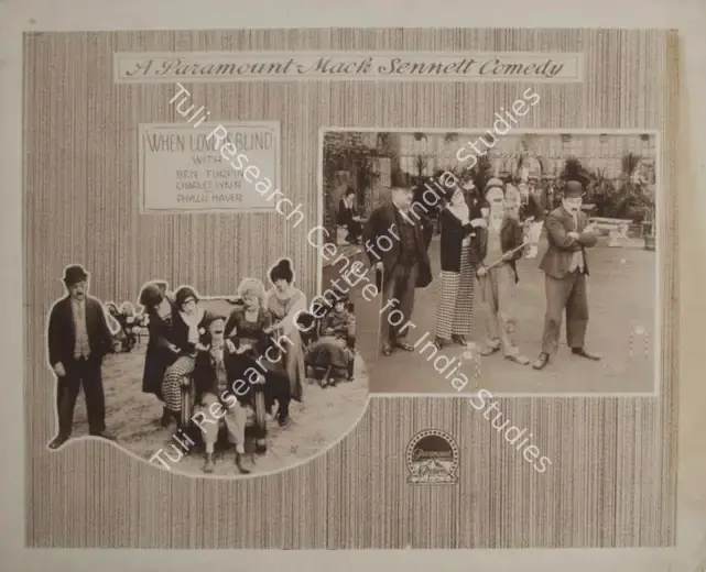 Cline, Edward F. (Director), When Love is Blind, 1919 | Lobby card | CinemaEducation | 00789965