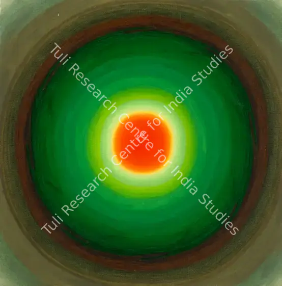 Pani, Birendra (Artist). Untitled (Creation). oil on canvas, n.d. | Painting | EconomicsArt | 00891812