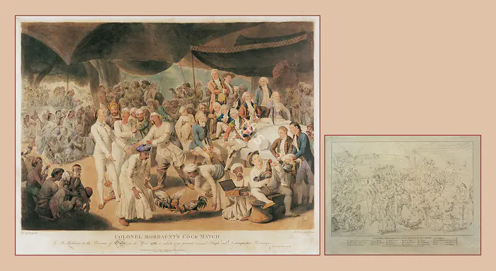 Colonel Mordaunt's Cockfight