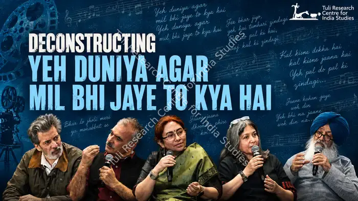 Tuli Research Centre for India Studies (Editor). "Yeh Duniya Agar Mil Bhi Jaye To Kya Hai" - The Poet's Disillusionment on Screen, 31 August 2026 | In-house Video | CinemaEducation | 00891660