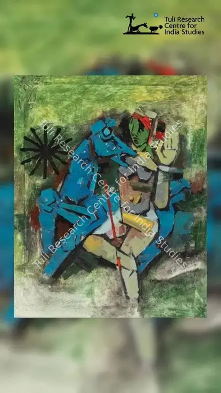 The Indian Street and MF Husain’s Line